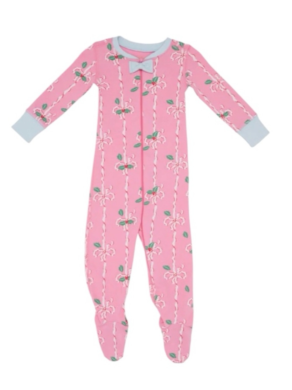 The Beaufort Bonnet Company Noelle's Night Night footed pajamas size 0-3 months